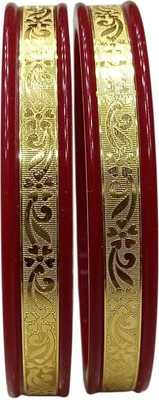 Madhav Creation Plastic Gold-plated Bangle(Pack of 2)