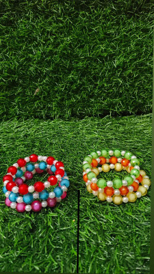 GLORIOUSWOODEN Plastic Bracelet(Pack of 2)
