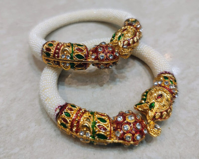 R SAURABH Metal Kada(Pack of 2)