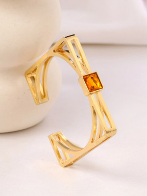 YELLOW CHIMES Copper Silver Cuff
