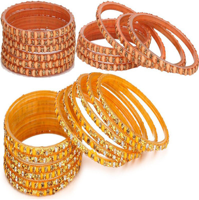1st Time Glass Bangle Set(Pack of 10)