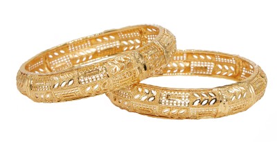 Manikya Brass Gold-plated Bangle(Pack of 2)