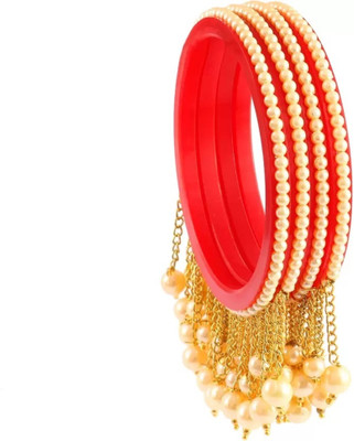 Navodha Creations Plastic Bangle Set(Pack of 4)