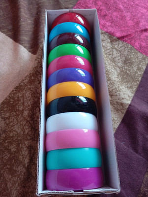 narayan collection Plastic Bangle(Pack of 12)