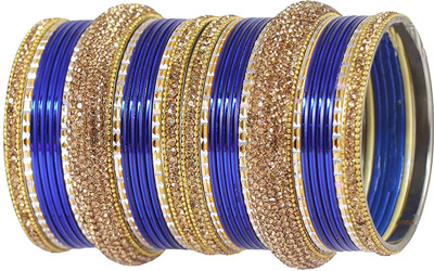 ZADLAXAR Metal Zircon Bangle Set