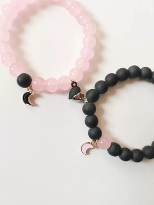SUKHAD Crystal Beads, Quartz Bracelet Set(Pack of 2)