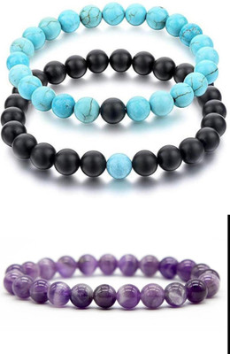 EPSAA Stone, Glass Bracelet(Pack of 3)