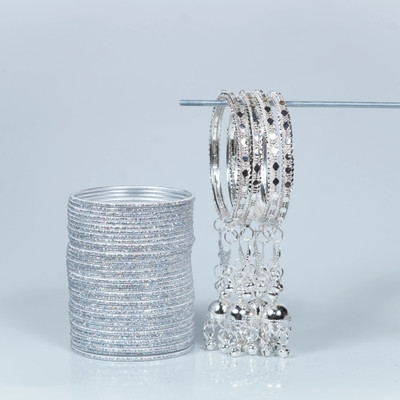 Ink innaka Metal Bangle Set(Pack of 40)