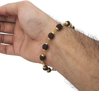 BHAKTI Kripalu Store Brass, Alloy Beads Gold-plated Bracelet