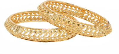 Manikya Brass Gold-plated Bangle(Pack of 2)