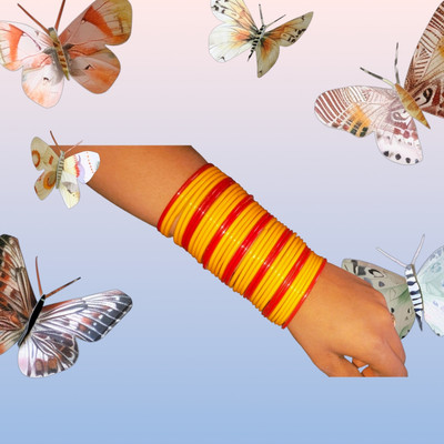 Aaradhya traders Glass Bangle Set(Pack of 10)