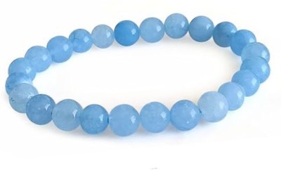 VIBESLE Crystal, Aquamarine Beads Charm Bracelet