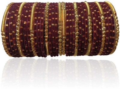 ARENTERPRISES Glass Bangle Set(Pack of 34)