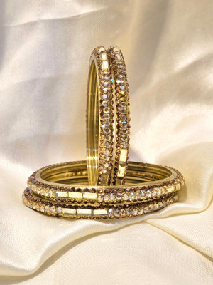Shubh Suhag Glass Bangle Set(Pack of 4)