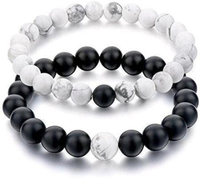 ELIVOR FASHION Stone Beads Bracelet(Pack of 2)