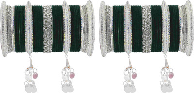 LAVAZZA Metal, Alloy Zircon Bangle Set(Pack of 74)