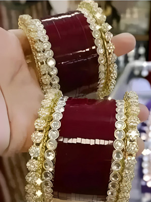 shivaay traders Plastic Cubic Zirconia Chudas(Pack of 2)
