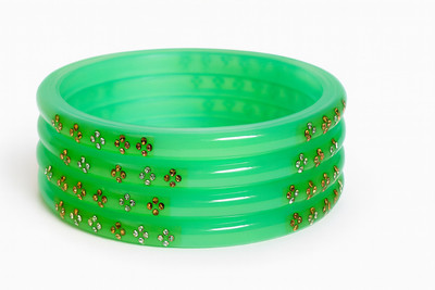Mars And Venus Plastic Bangle Set(Pack of 4)