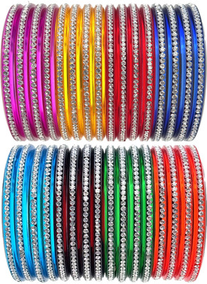 hand kkrafts Plastic Bangle Set(Pack of 32)