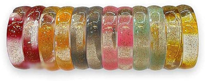 hand kkrafts Glass Bangle Set(Pack of 12)