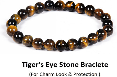 Malas Collection Tiger's Eye Charm Bracelet
