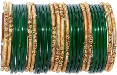 RADHA MOHAN EMPIRE Glass Bangle Set(Pack of 28)