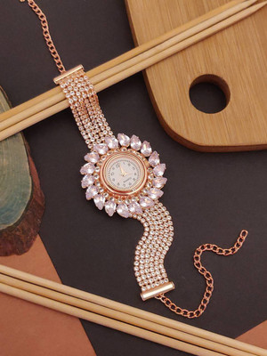 GORASH CREATION Metal Diamond Gold-plated Bracelet
