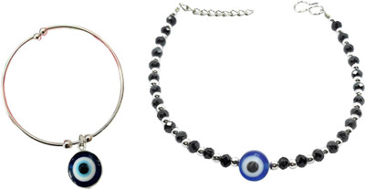 White Chimes Metal, Alloy Sterling Silver Bracelet(Pack of 4)