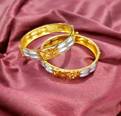 balaji gold Copper Gold-plated Bangle Set(Pack of 2)