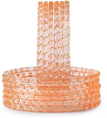 MADHAV ENTERPRISES Glass Bangle Set(Pack of 10)