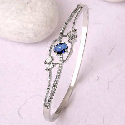 ZENEME Brass Rhodium Bracelet