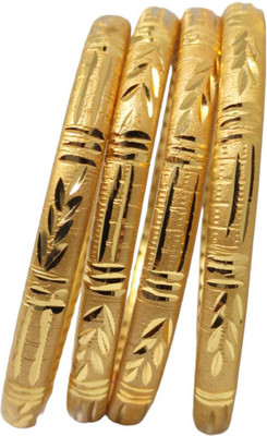 Ashia Retails Metal Bangle(Pack of 4)