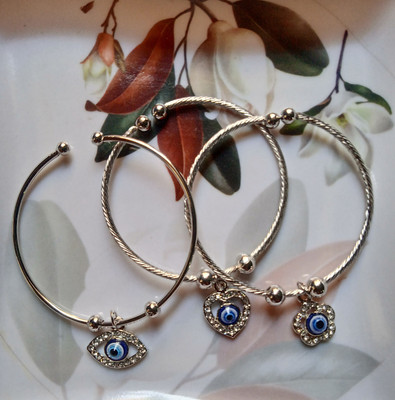 EIT Collection Alloy Diamond Bracelet Set(Pack of 3)