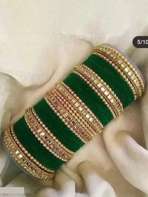 Rajwadi Metal, Alloy Bangle Set(Pack of 42)