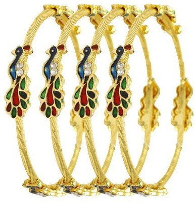 YouBella Alloy Bangle Set(Pack of 4)
