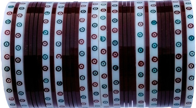 HouseOfCommon Plastic Bangle Set(Pack of 10)
