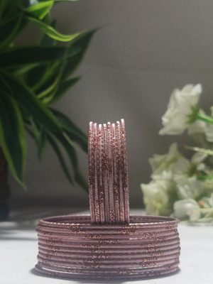 DRC TRADERS Metal Bangle Set(Pack of 10)