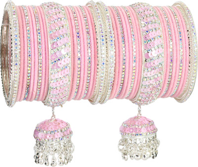 NMII Metal Zircon Bangle Set(Pack of 38)