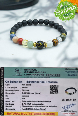 SPYRONIX REAL TREASURE Stone Crystal Bracelet