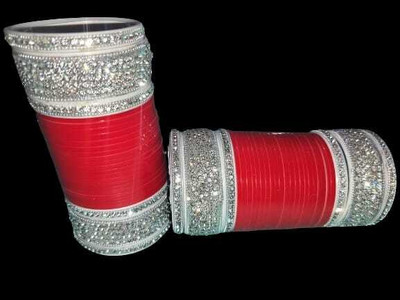 arpa Plastic Silver Bangle Set