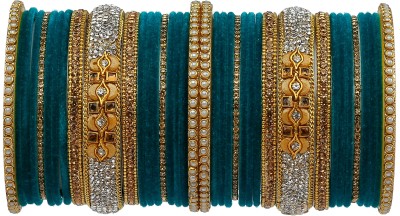 GLIKA Metal Zircon Gold-plated Bangle Set(Pack of 38)