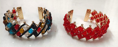 DIVINE Alloy Gold-plated Cuff(Pack of 2)