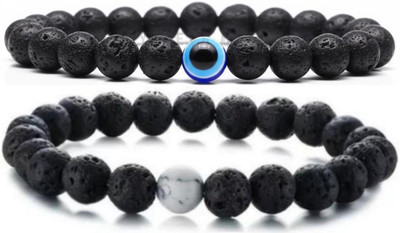 IKONKARR Stone, Crystal, Alloy Bracelet(Pack of 2)