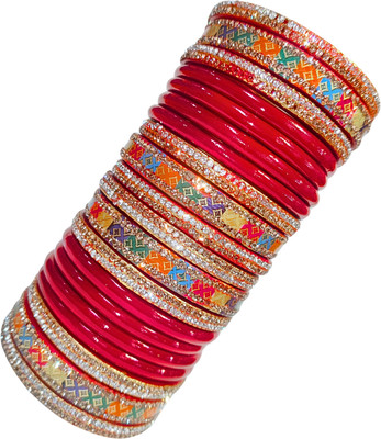 SHADI JODA Lac Bangle Set(Pack of 20)