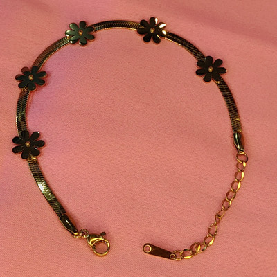 Jevaya Stainless Steel Gold-plated Bracelet