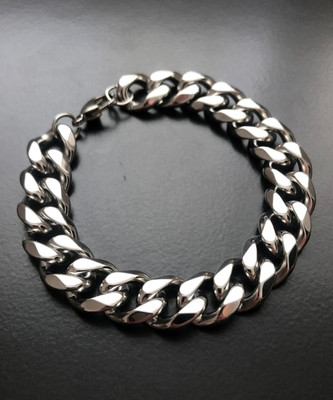 LASHIFY Fashion Brass, Metal, Silver, Oxidised Silver, Sterling Silver, Alloy, Stainless Steel Silver, Sterling Silver, Silver Coated Bracelet