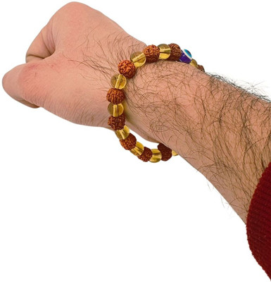 Lazy Collection Stone, Rudraksha Charm Bracelet