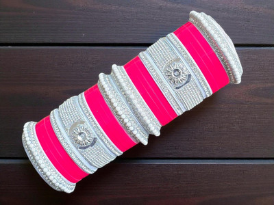 Mehpriye Alloy Beads Silver Chudas(Pack of 22)