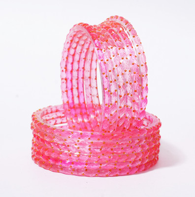Alankrta Glass Bangle Set(Pack of 10)