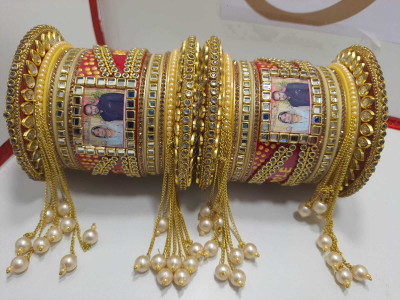 SP PHOTO CHURA Plastic Bangle Set(Pack of 2)